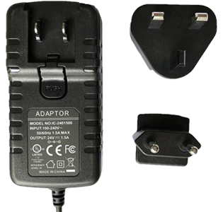 36W-24V-1-5AMultifunctionalInterchangeable-Power-Adapter